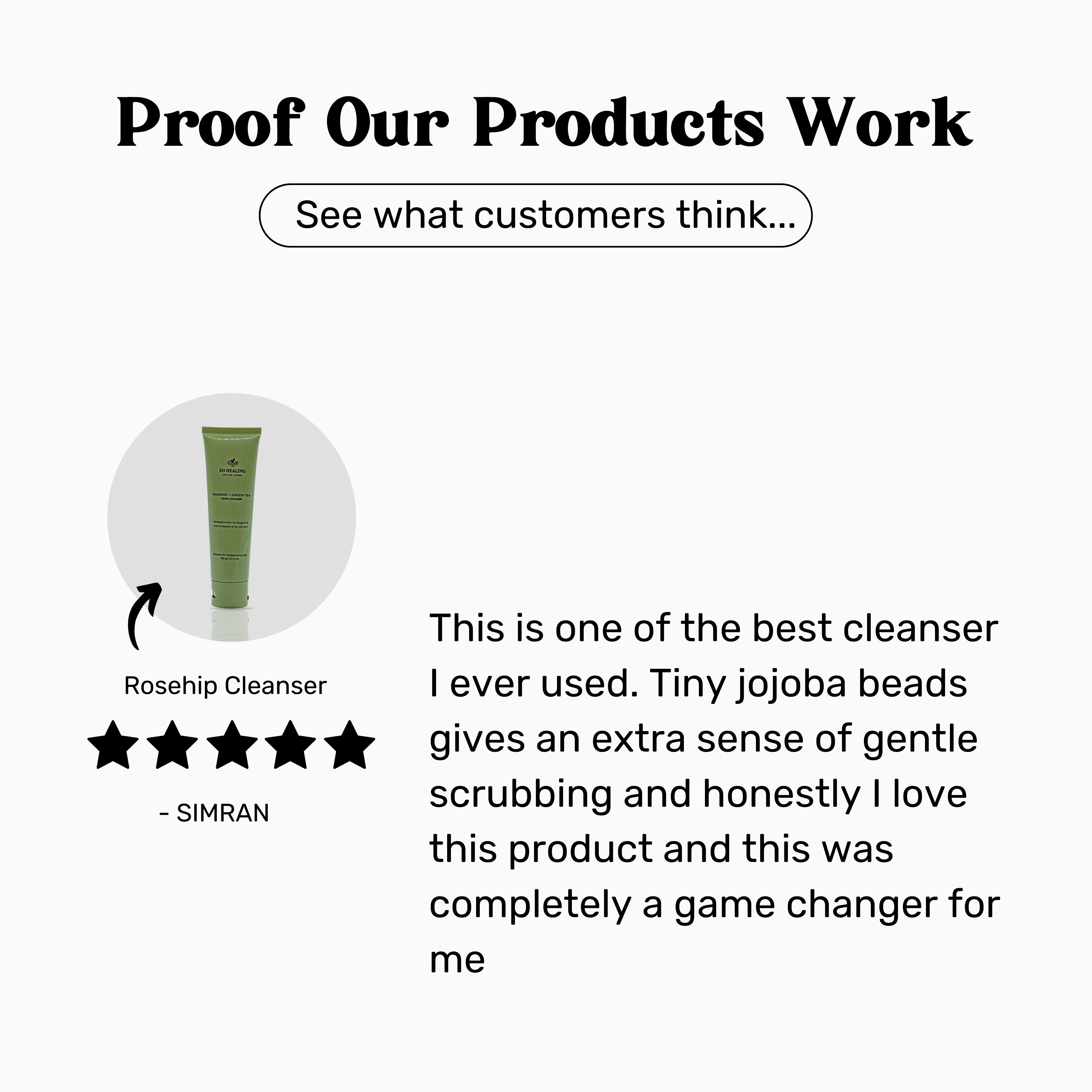 Rosehip and Green Tea Cleanser