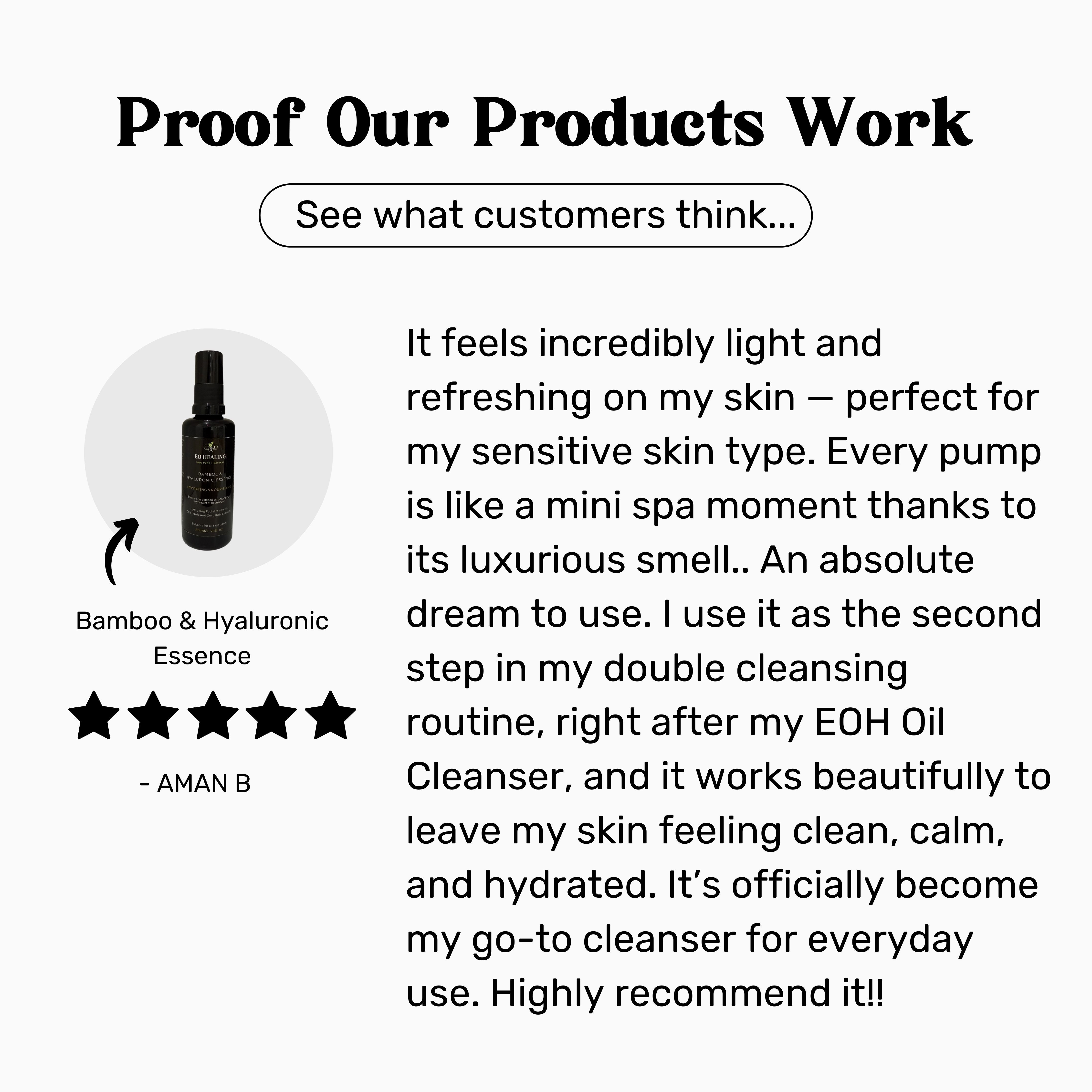 Bamboo and Hyalyronic Essence