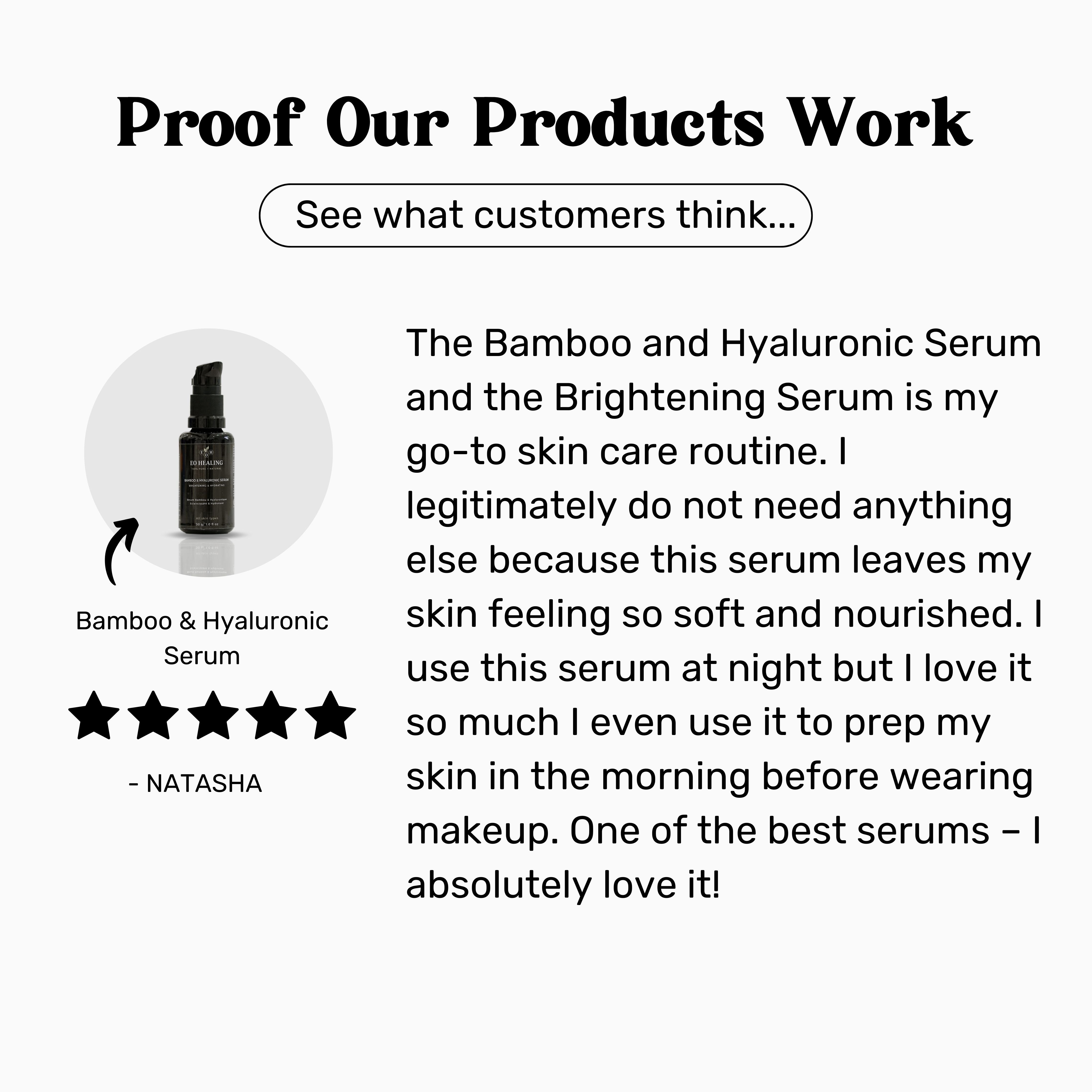 Bamboo and Hyaluronic Serum