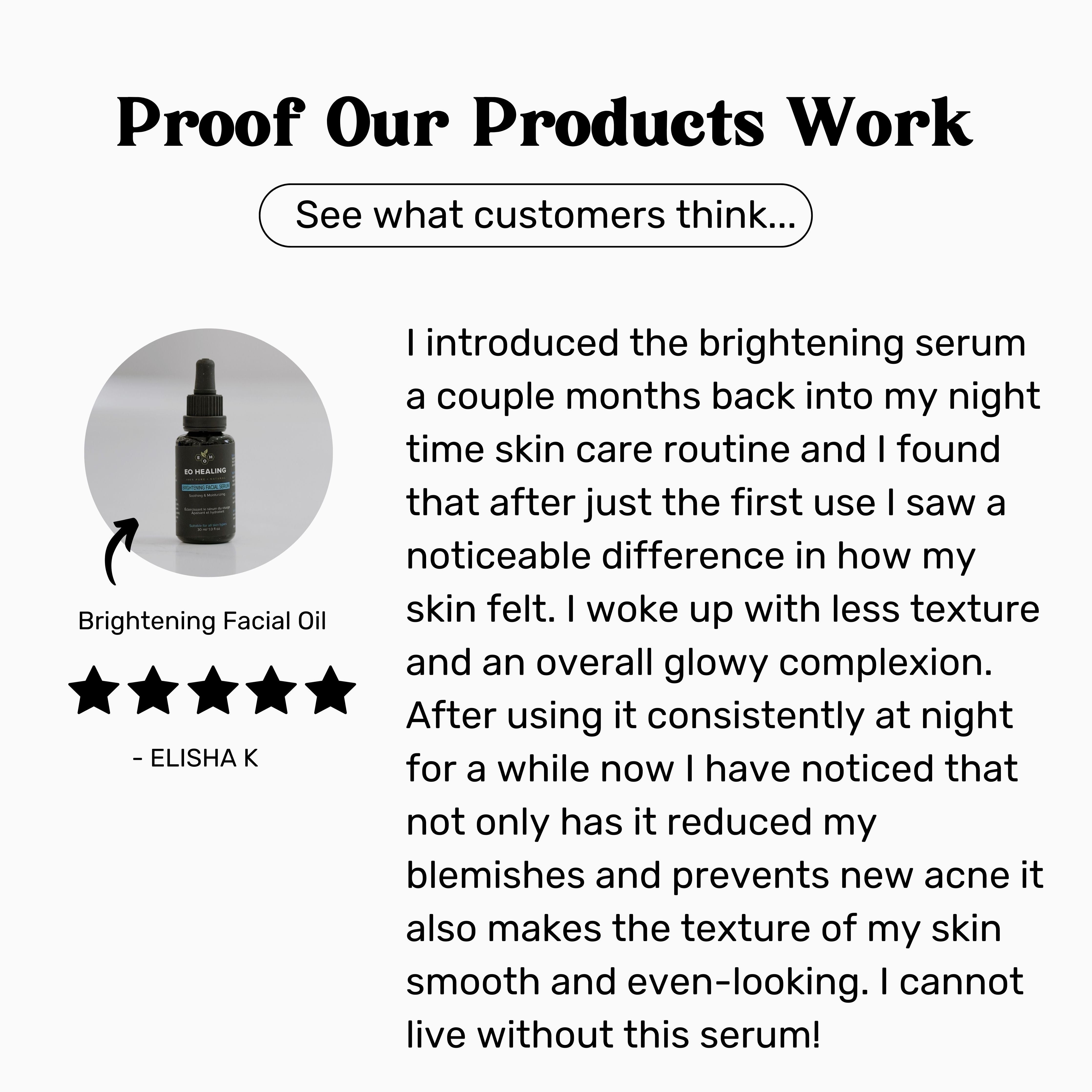 Brightening facial oil