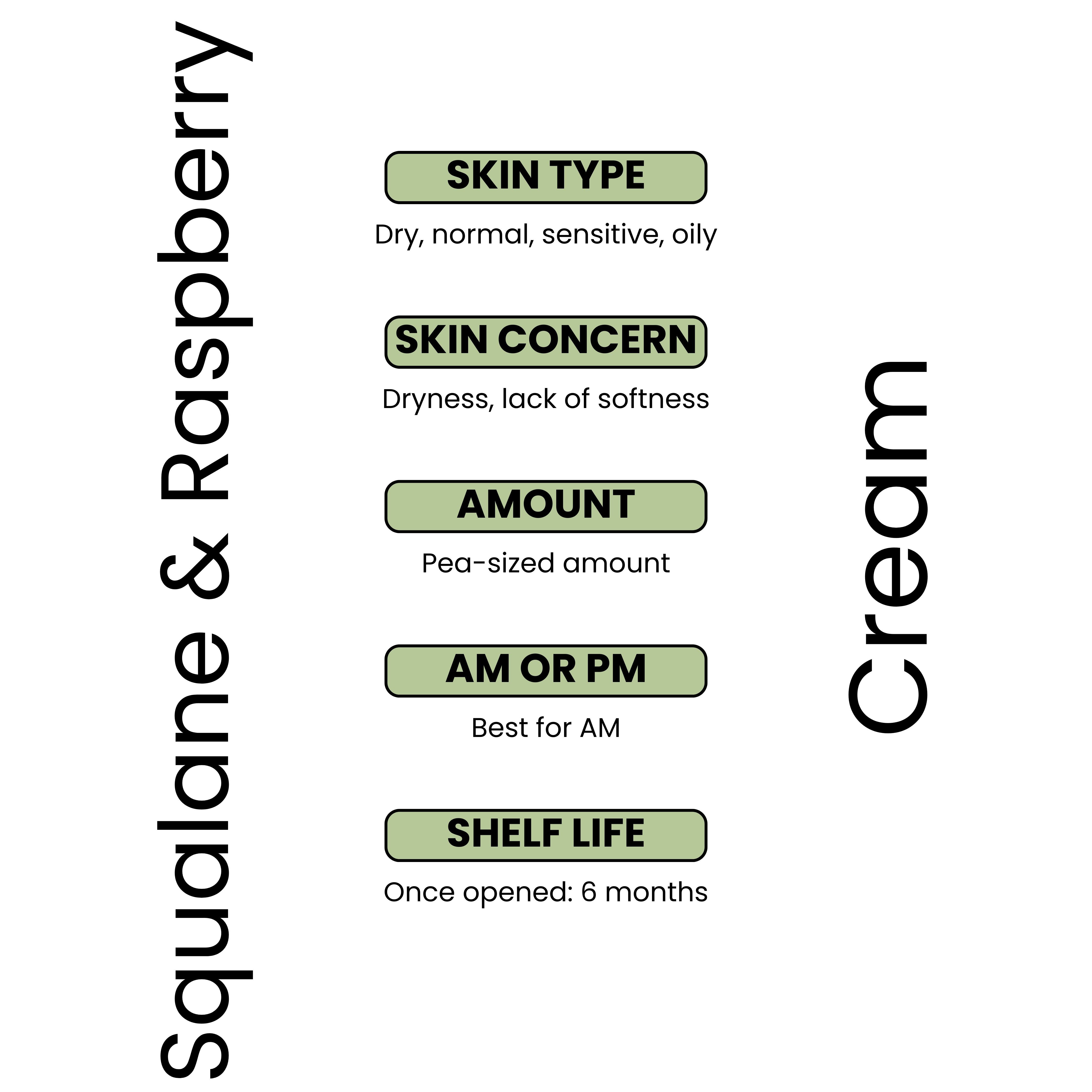 Squalane and Raspberry Cream