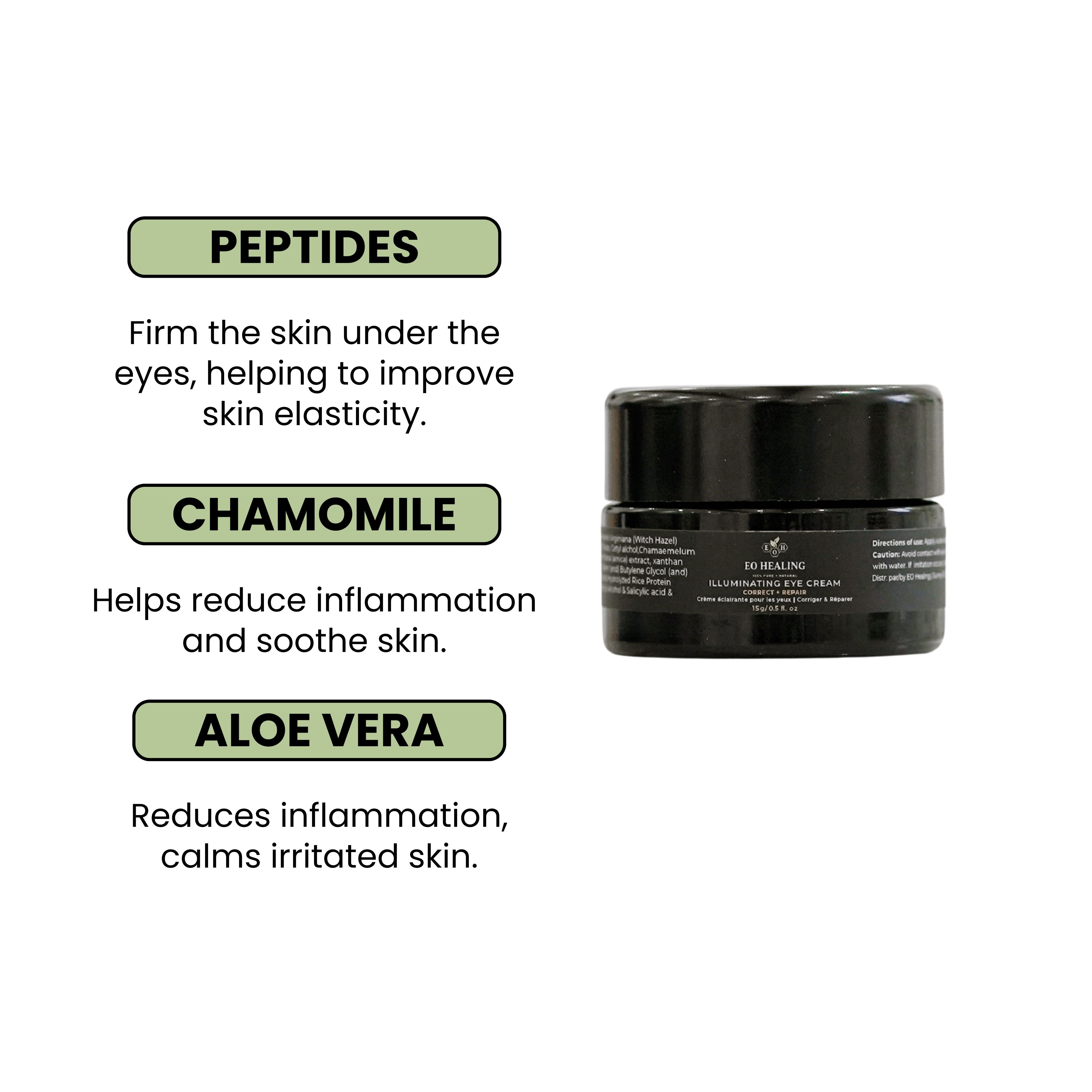 Illuminating eye cream