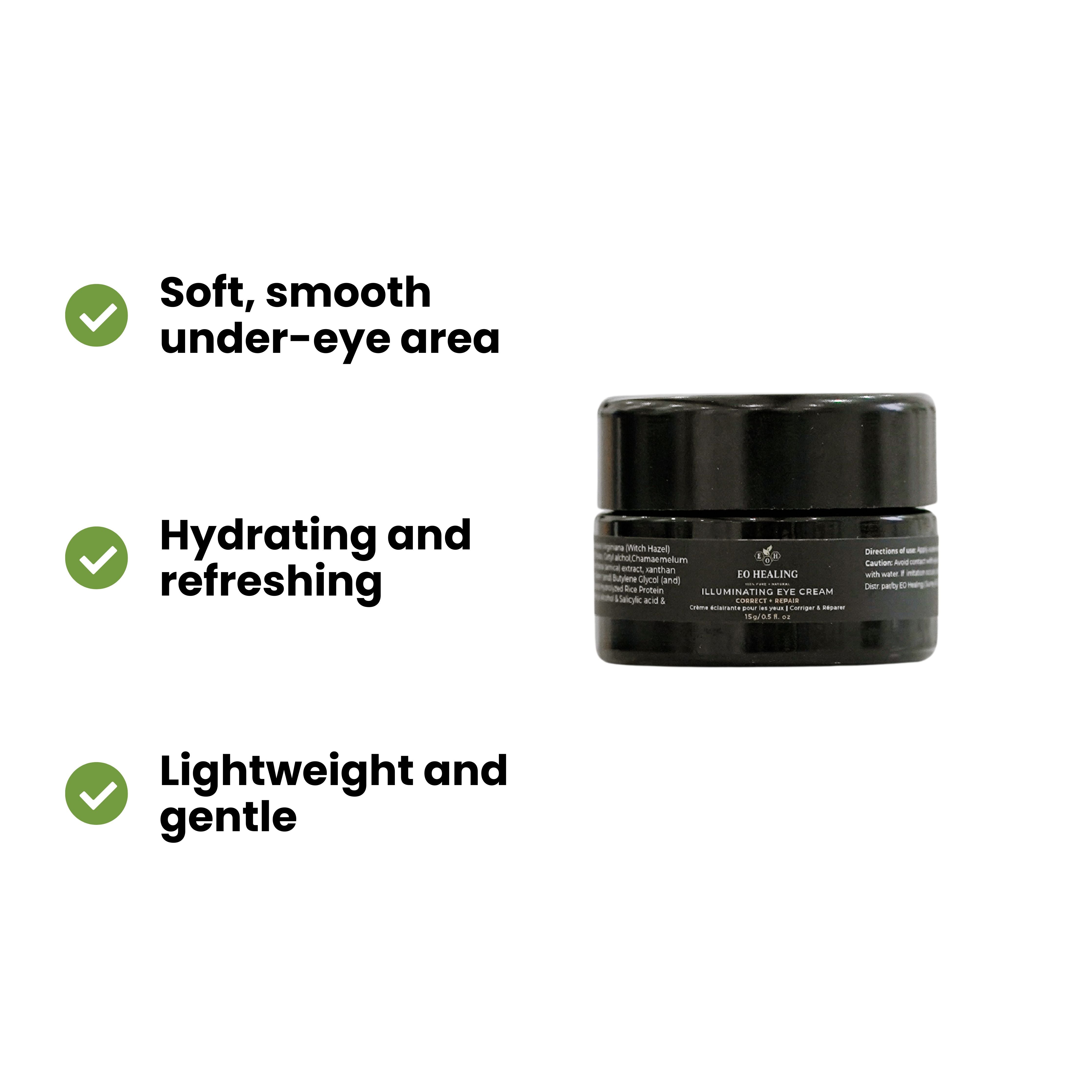 Illuminating eye cream