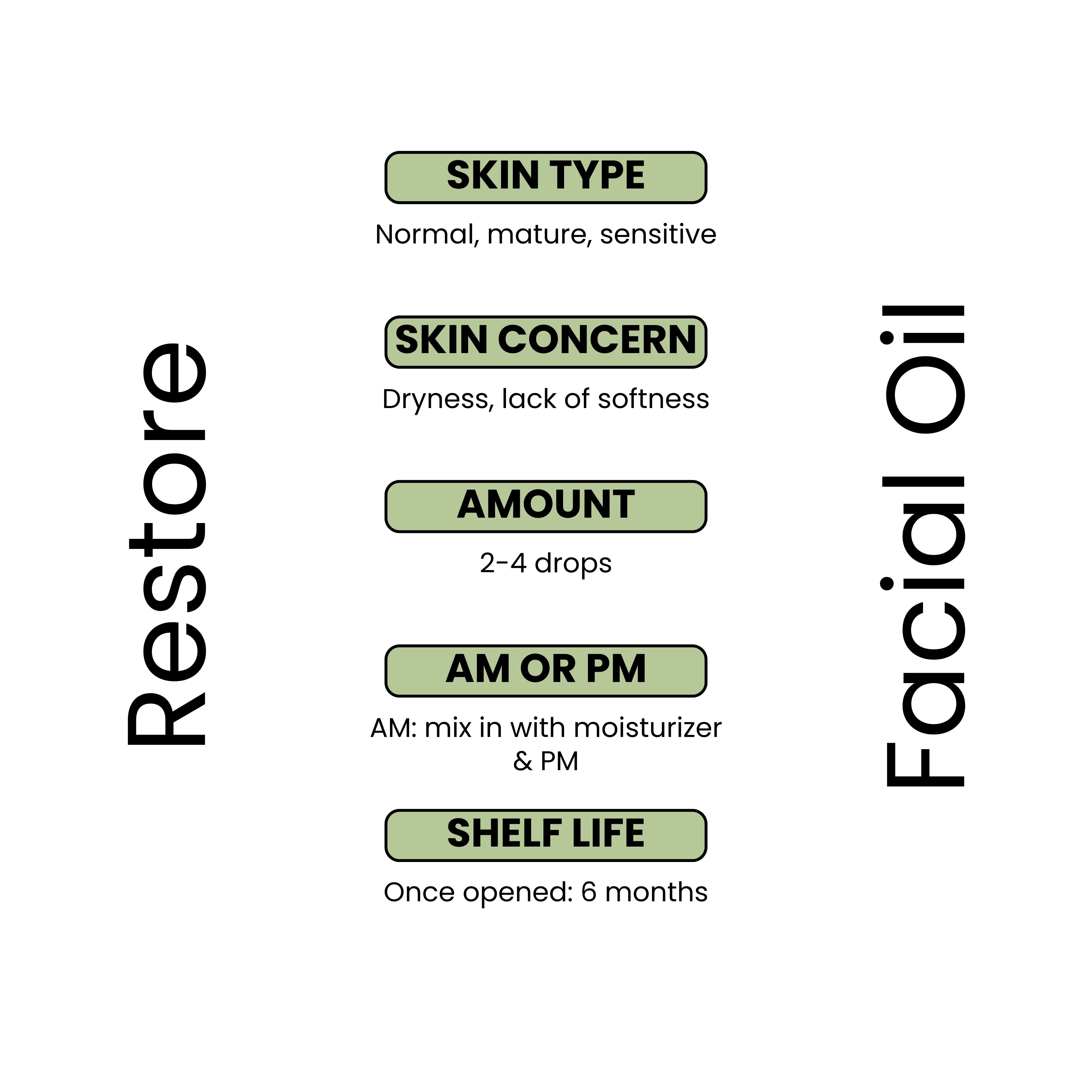 Restore Facial oil