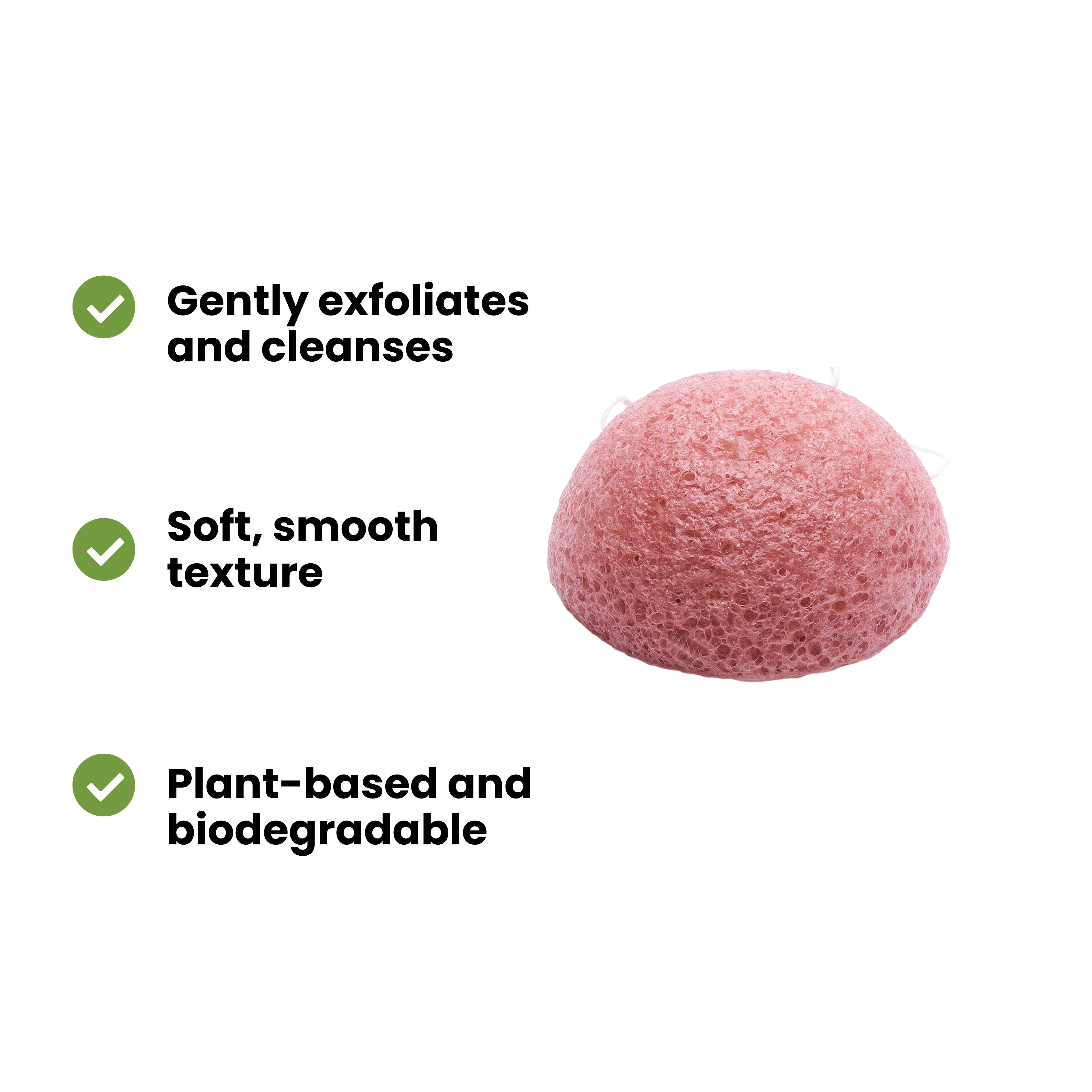 Rose Konjac sponge