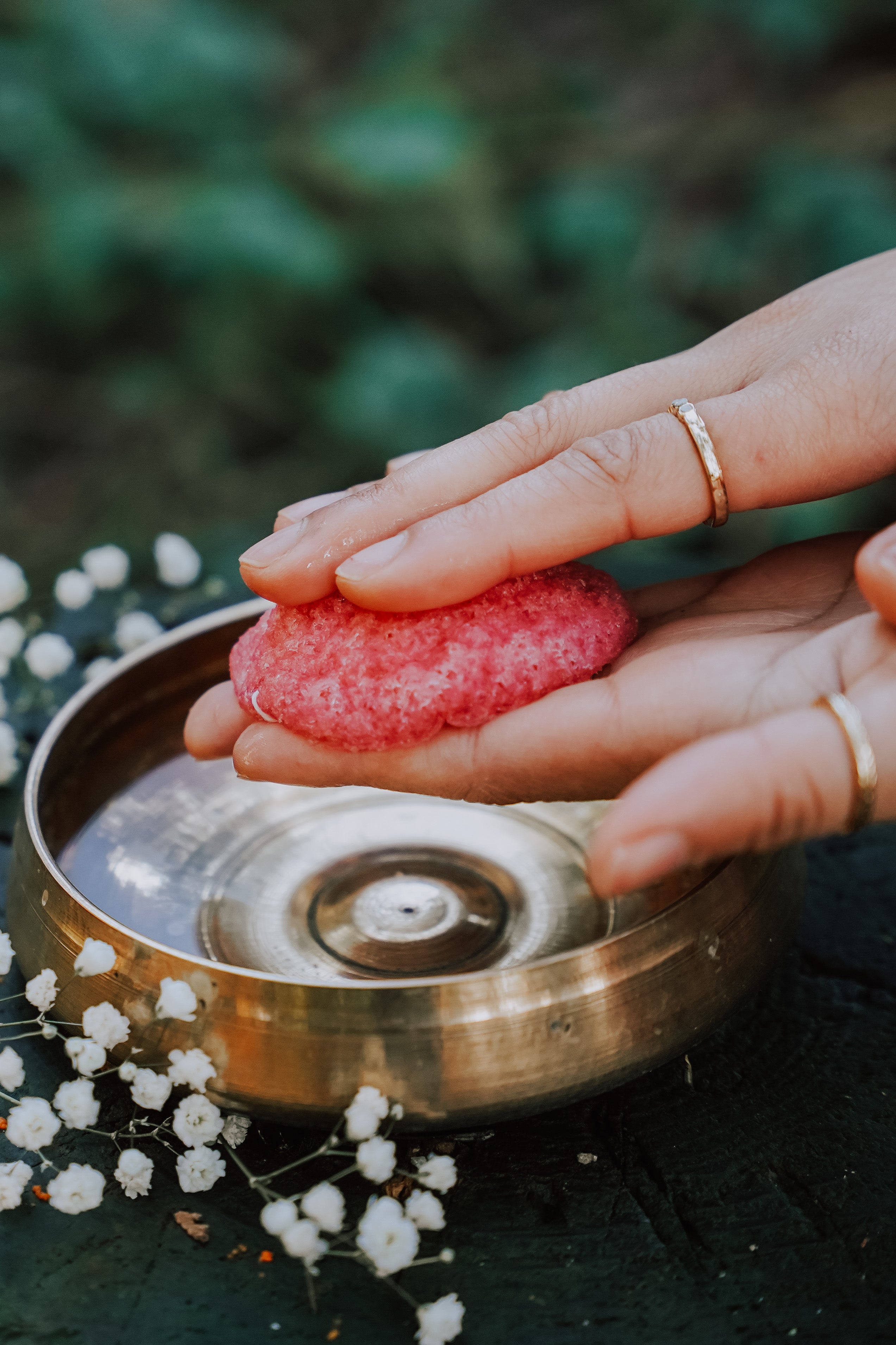 Rose Konjac sponge