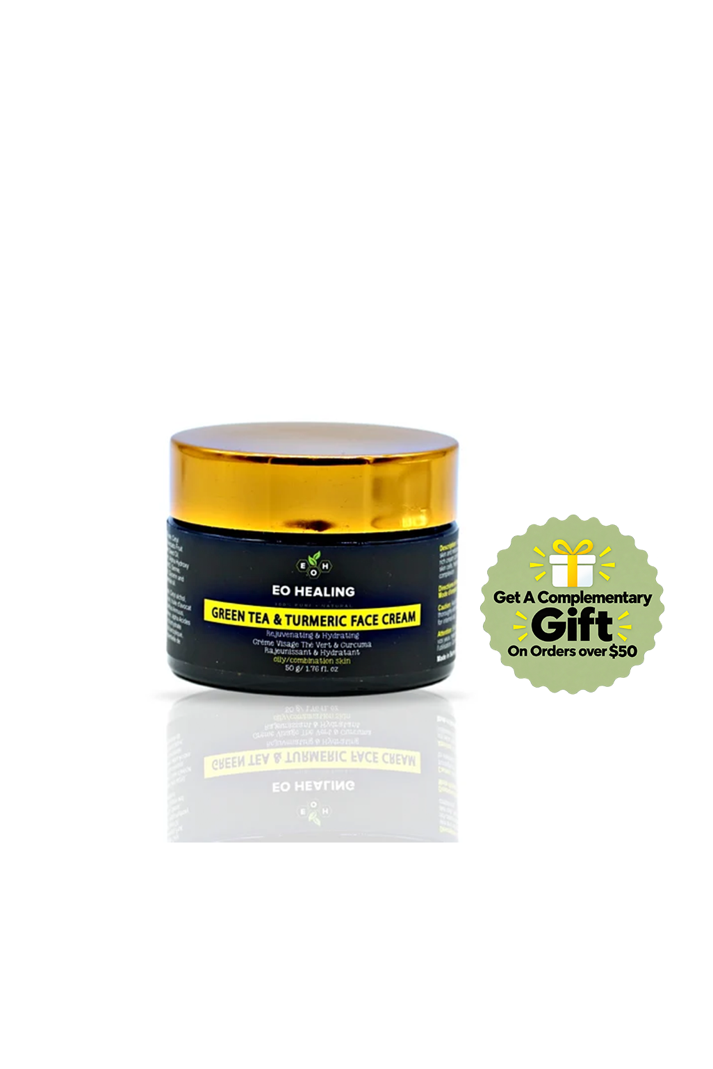 Green tea and Turmeric Cream