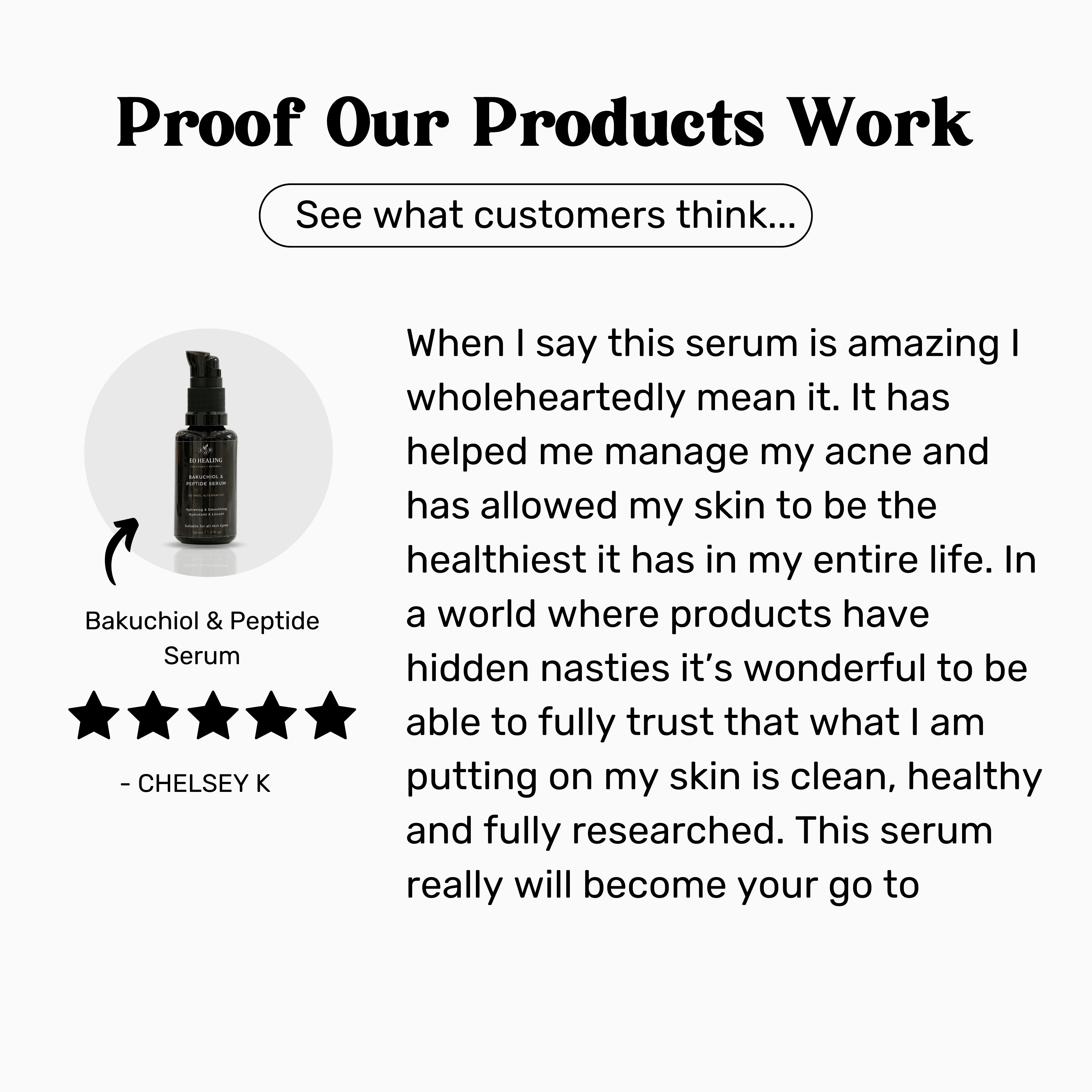 Bakuchiol and Peptide Serum