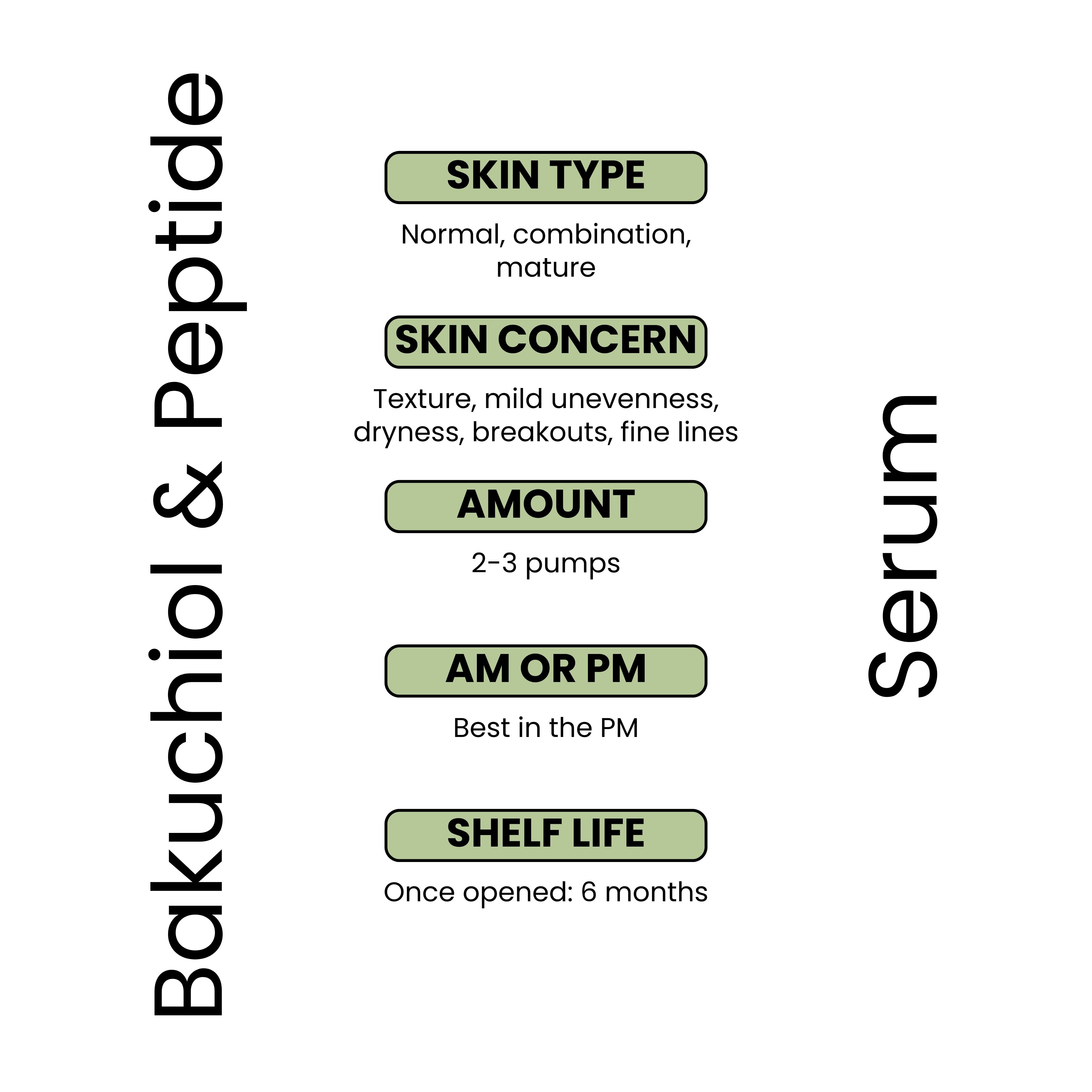 Bakuchiol and Peptide Serum