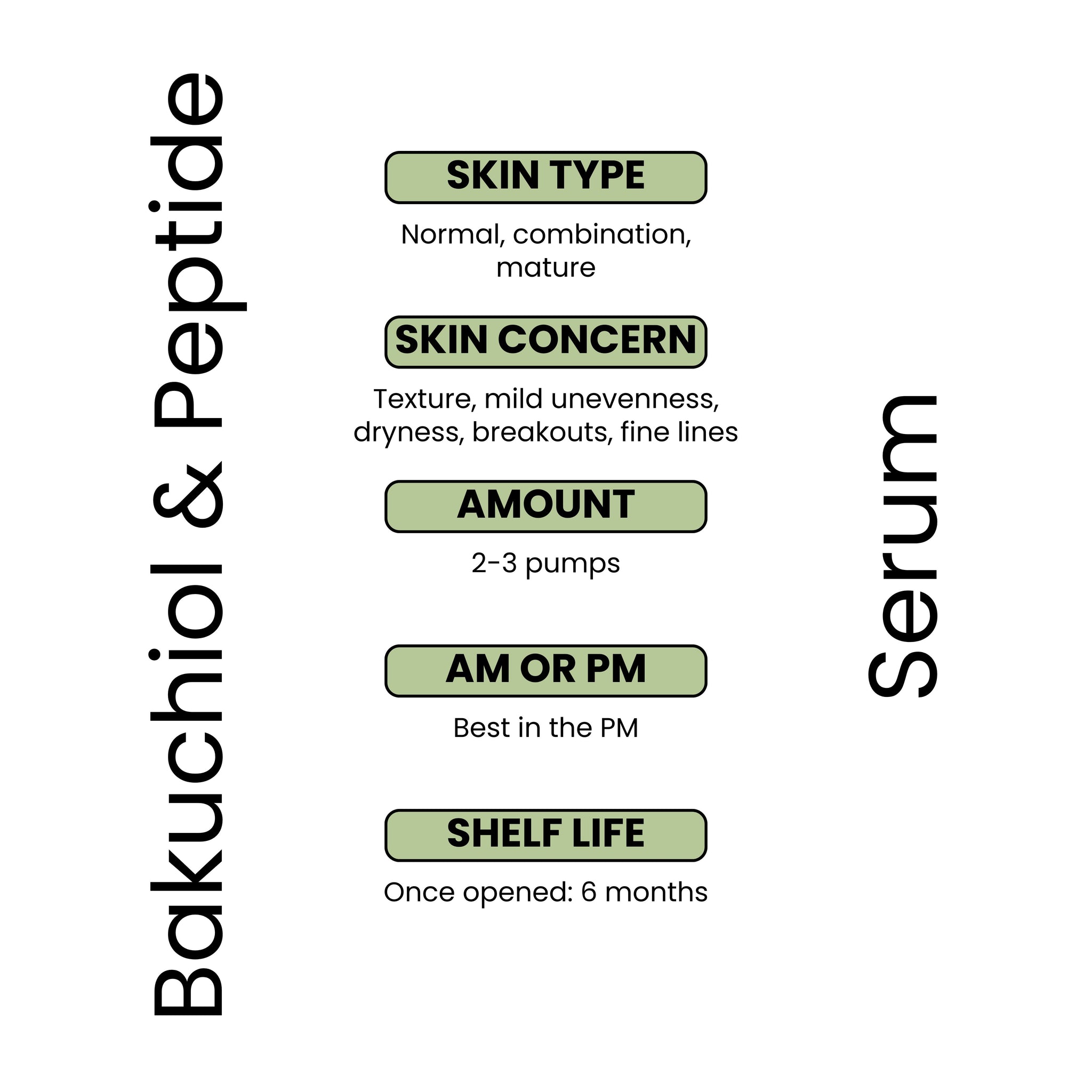 Bakuchiol and Peptide Serum