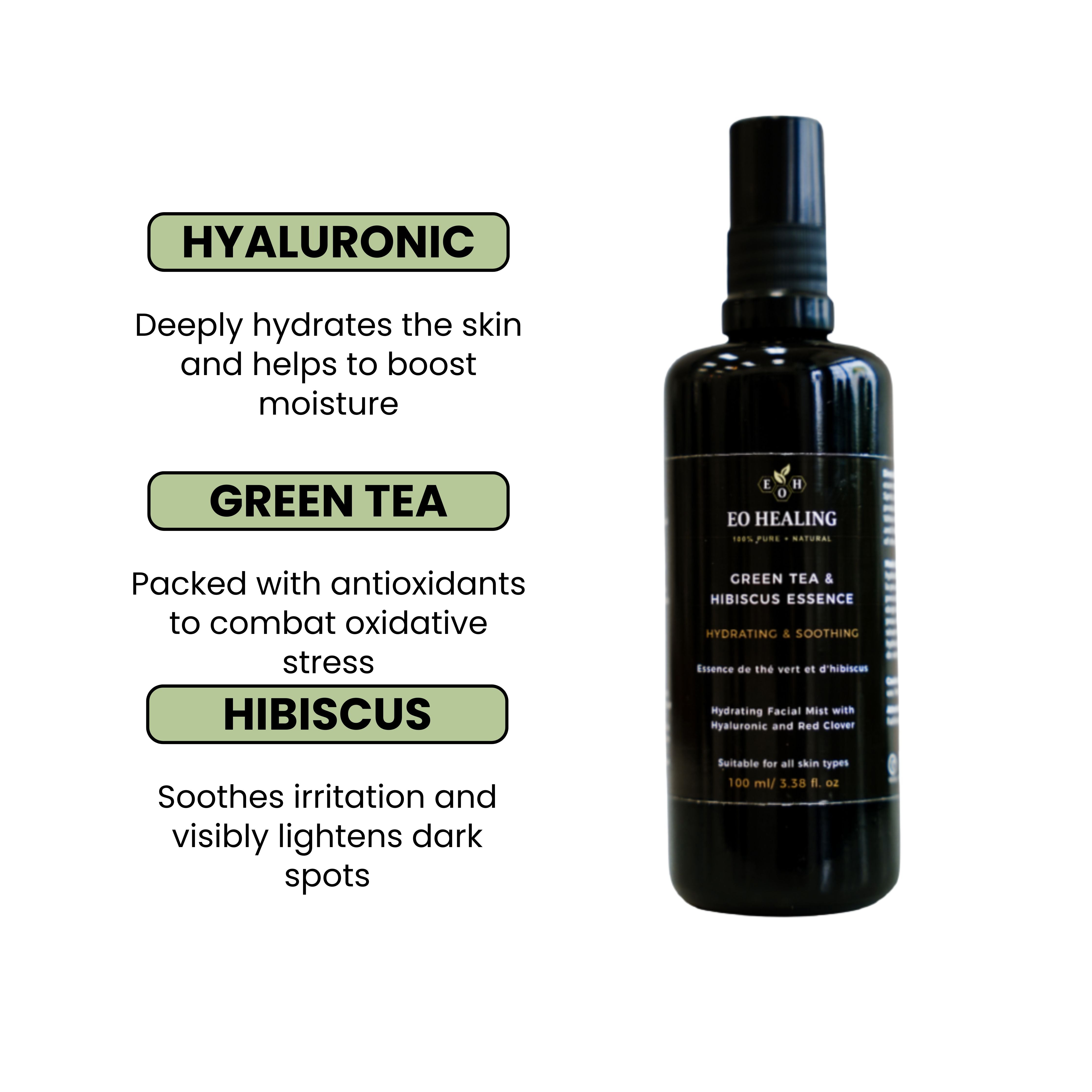 Green tea and Hibisicus Essence