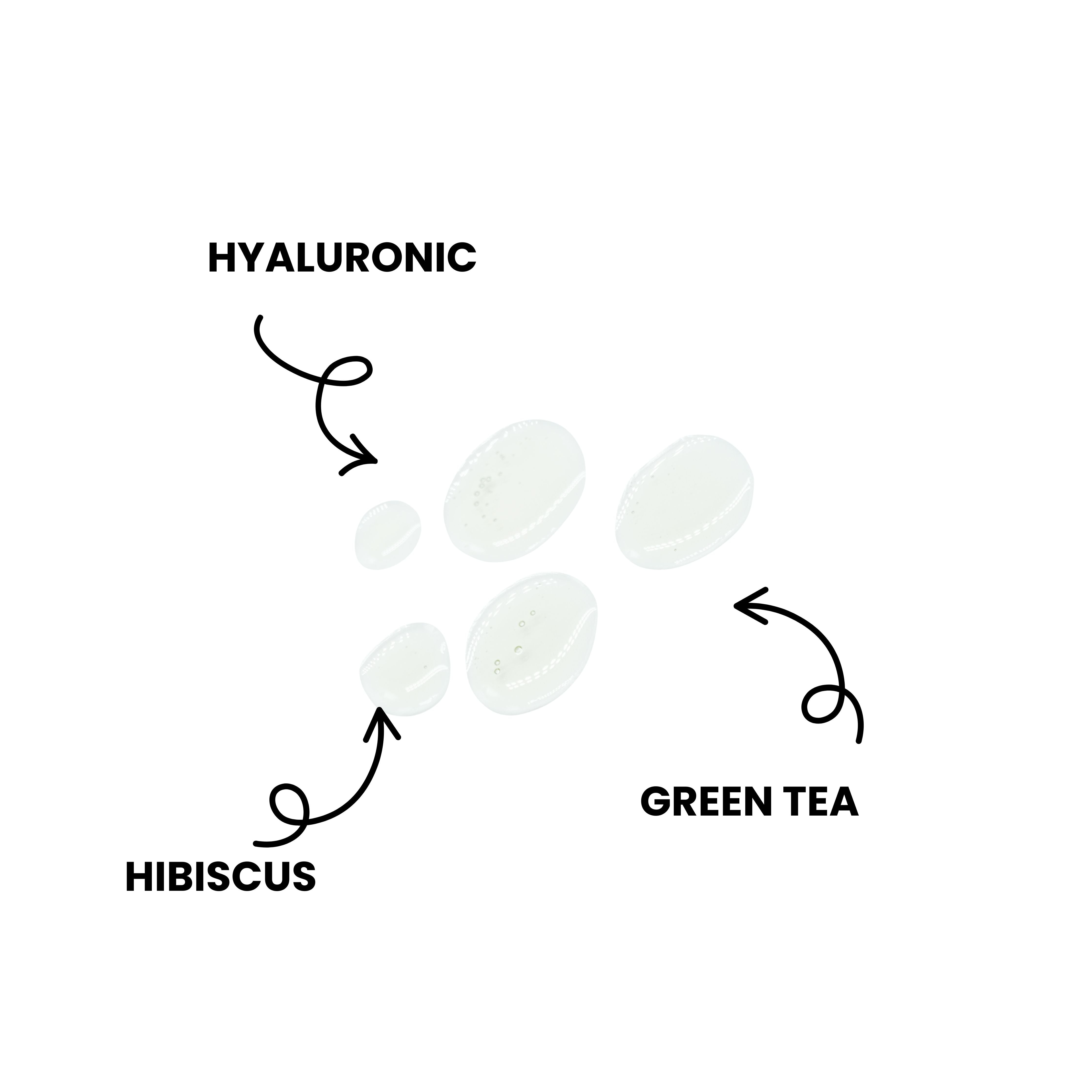 Green tea and Hibisicus Essence