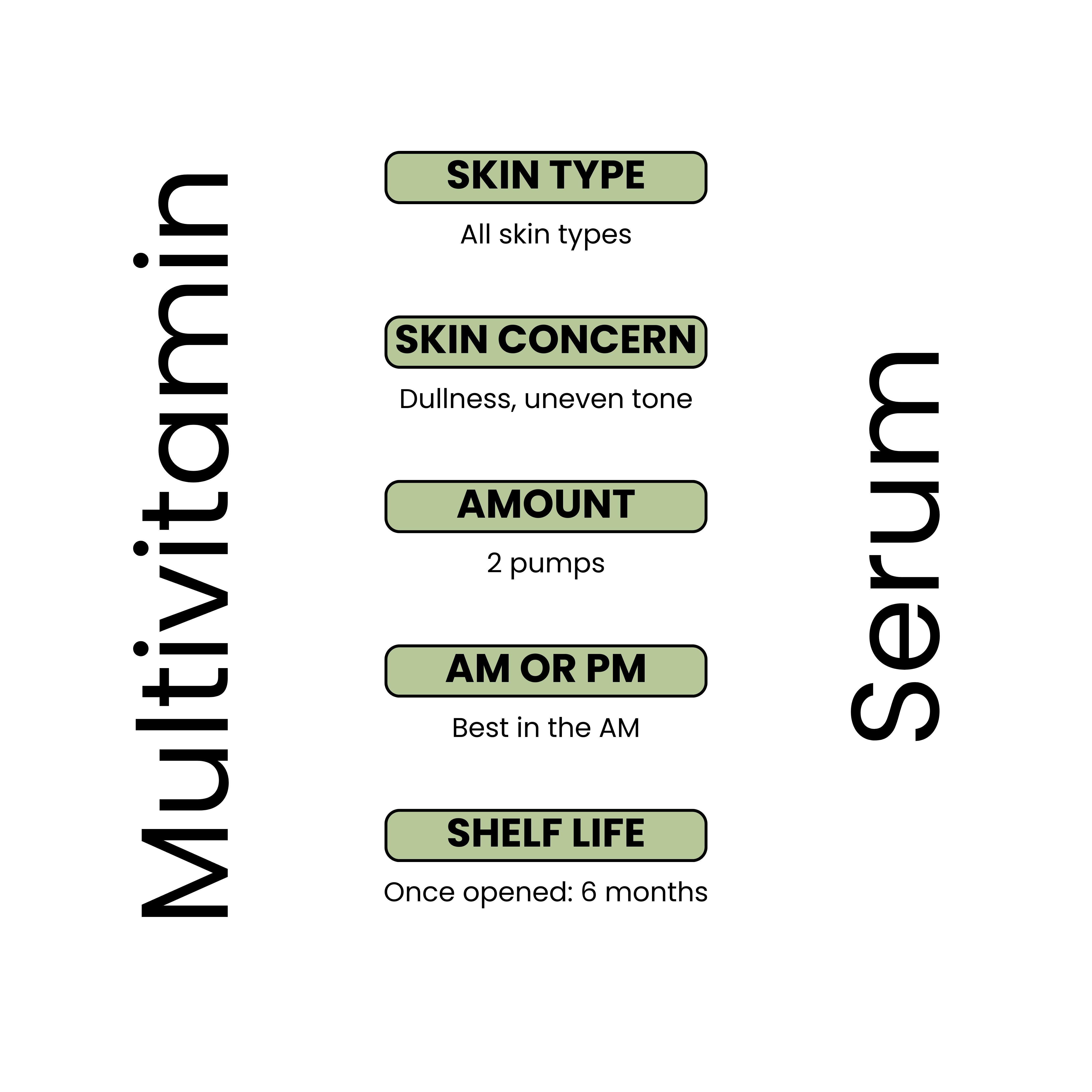 Multivitamin Serum (vitamin C)