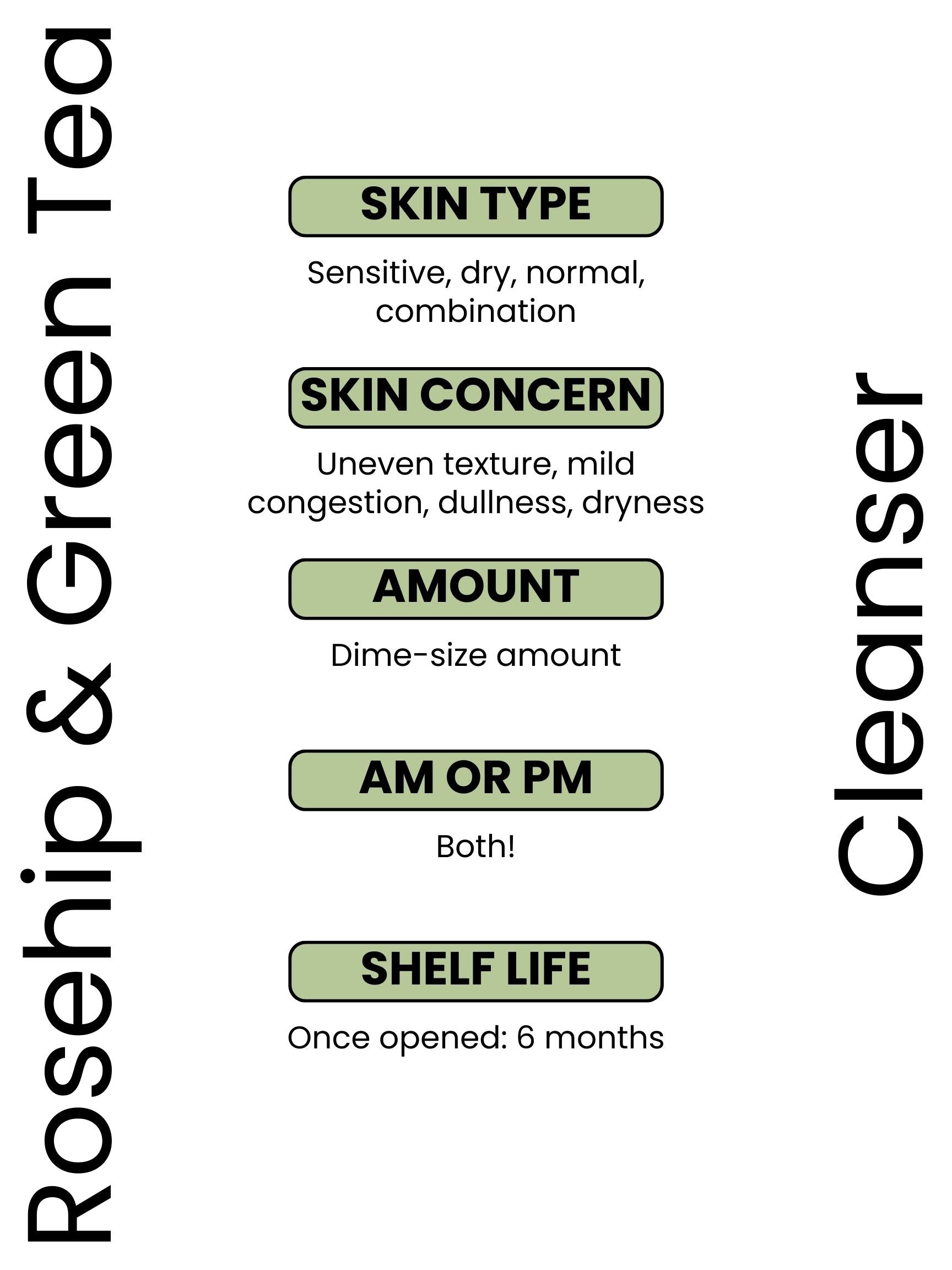 Rosehip and Green Tea Cleanser